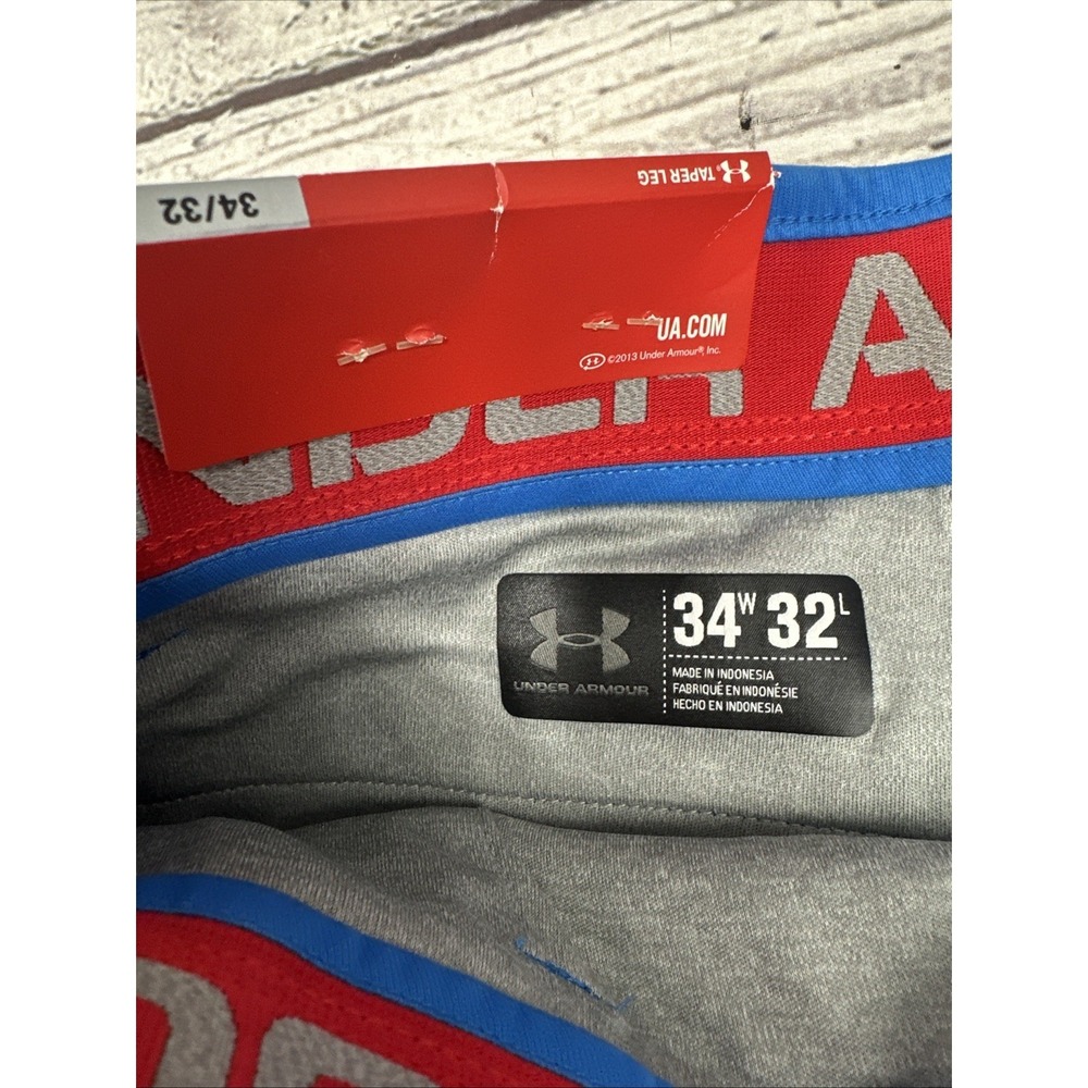 NWT Under Armour Men's Tapered Pants 34X32 Sky Blue NWT - Picture 7 of 12